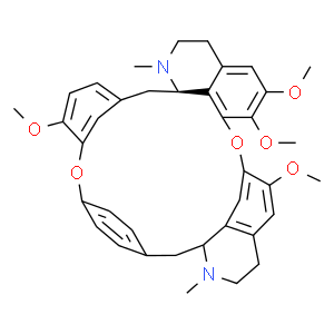粉防己堿；漢防己甲素
